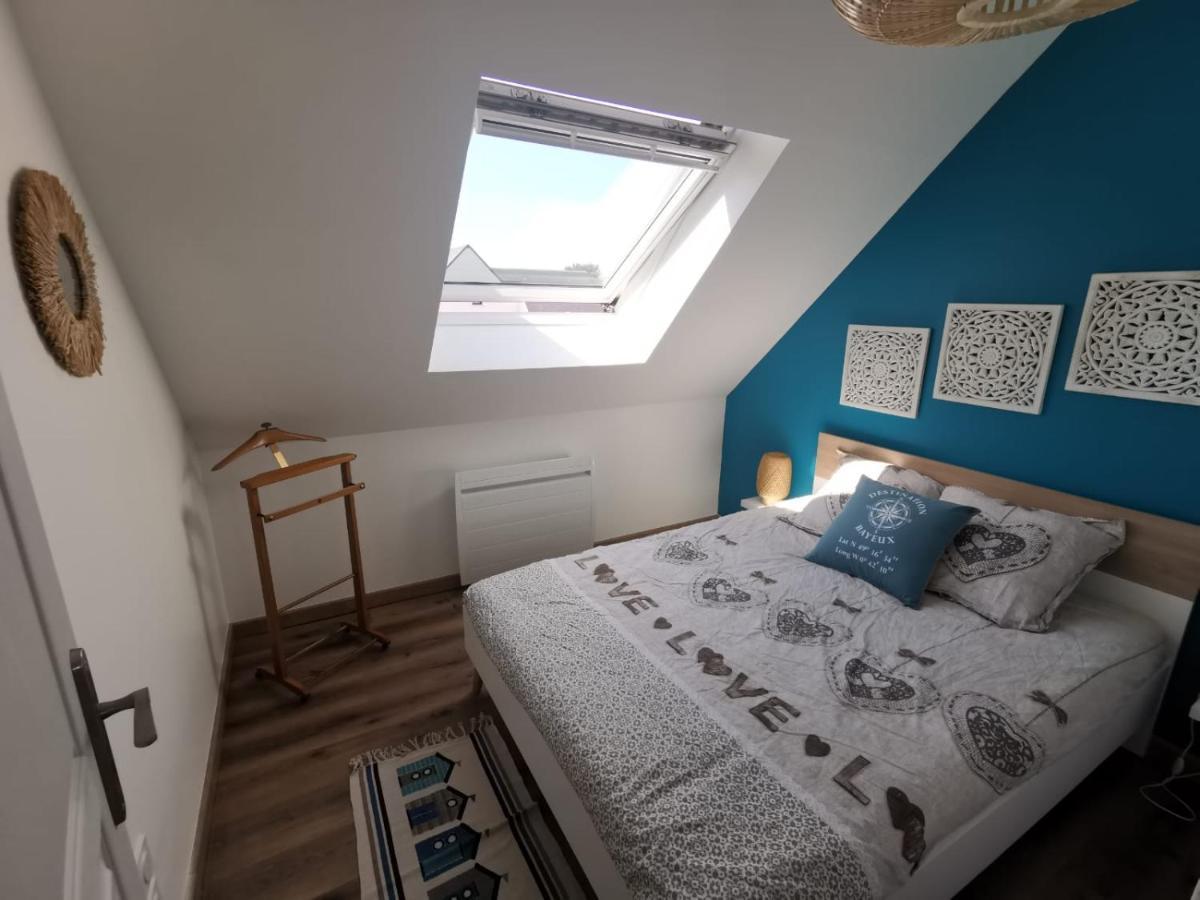 Les Pommiers Duplex Cosy Tout Confort Dans Maison Neuve Avec Terrasse Entree Independante 5 Mn De Bayeux Et 10 Mn Plage Du Debarquement Sommervieu Exterior foto